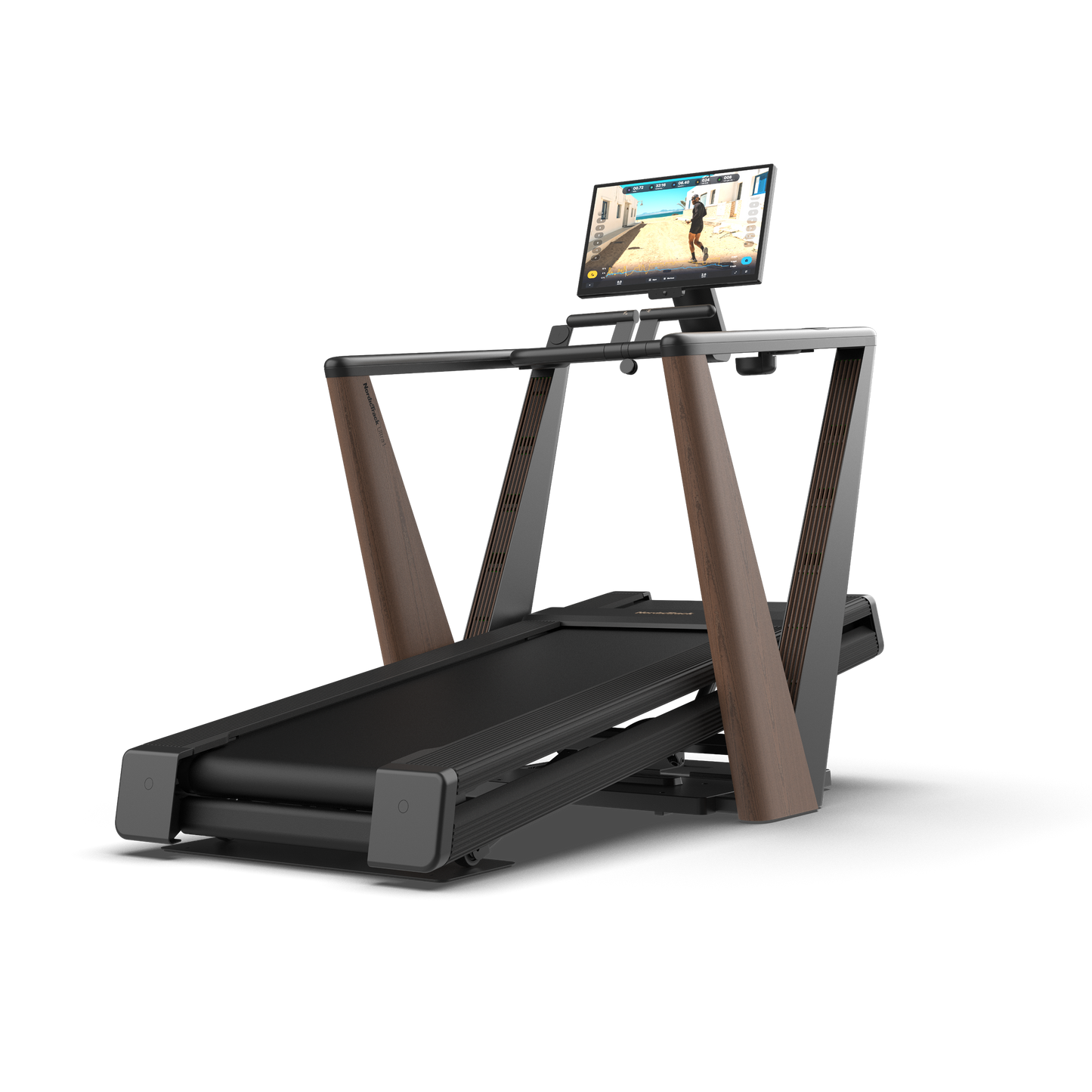 Ultra 1 Treadmill - Ultra 1 Treadmill walnut product view