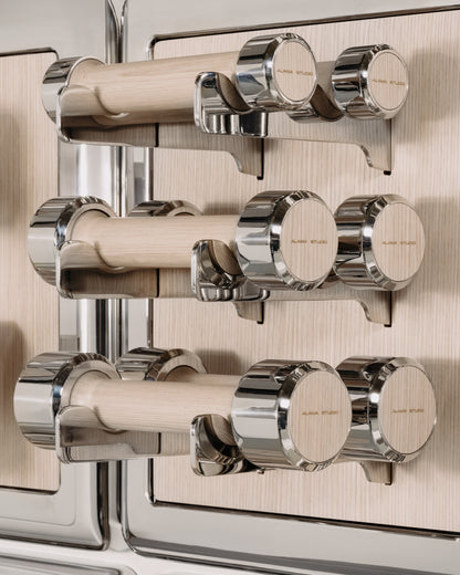 Dumbbell & Kettlebell Storage Wall System by Alama Studio