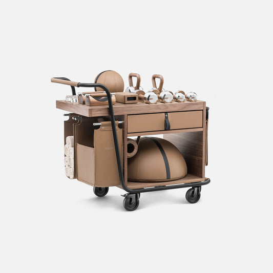 Sophia Mobile Gym Cart lifestyle image