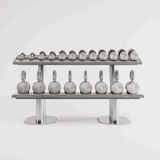 Fysik Horizontal 2 Tier Combo Rack