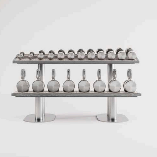 Fysik Horizontal 2 Tier Combo Rack