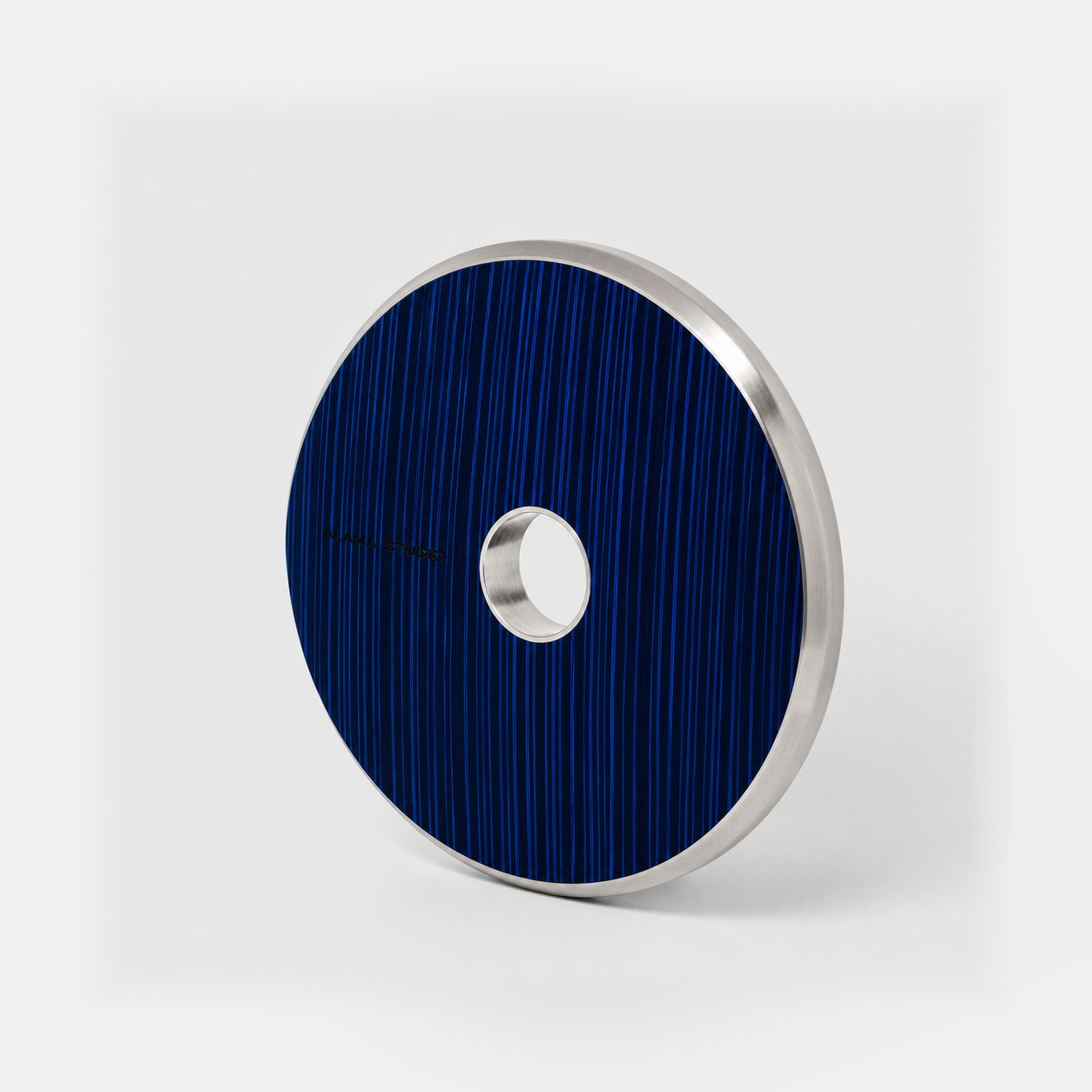 Barbell Weights by Alama Studio - Alpi Wavy Fir Blue zoomed-out variant