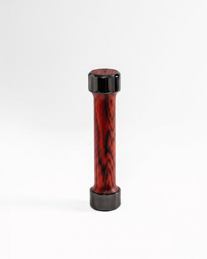 Light Dumbbells by Alama Studio — Alpi Sottsass Red, Black Gun PVD Stainless Steel — representative weight; selected weight may differ
