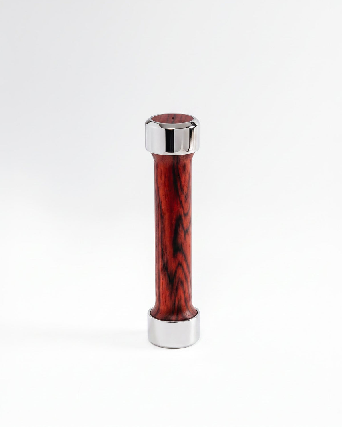 Light Dumbbells by Alama Studio — Alpi Sottsass Red, Mirror/Satin Stainless Steel — representative weight; selected weight may differ