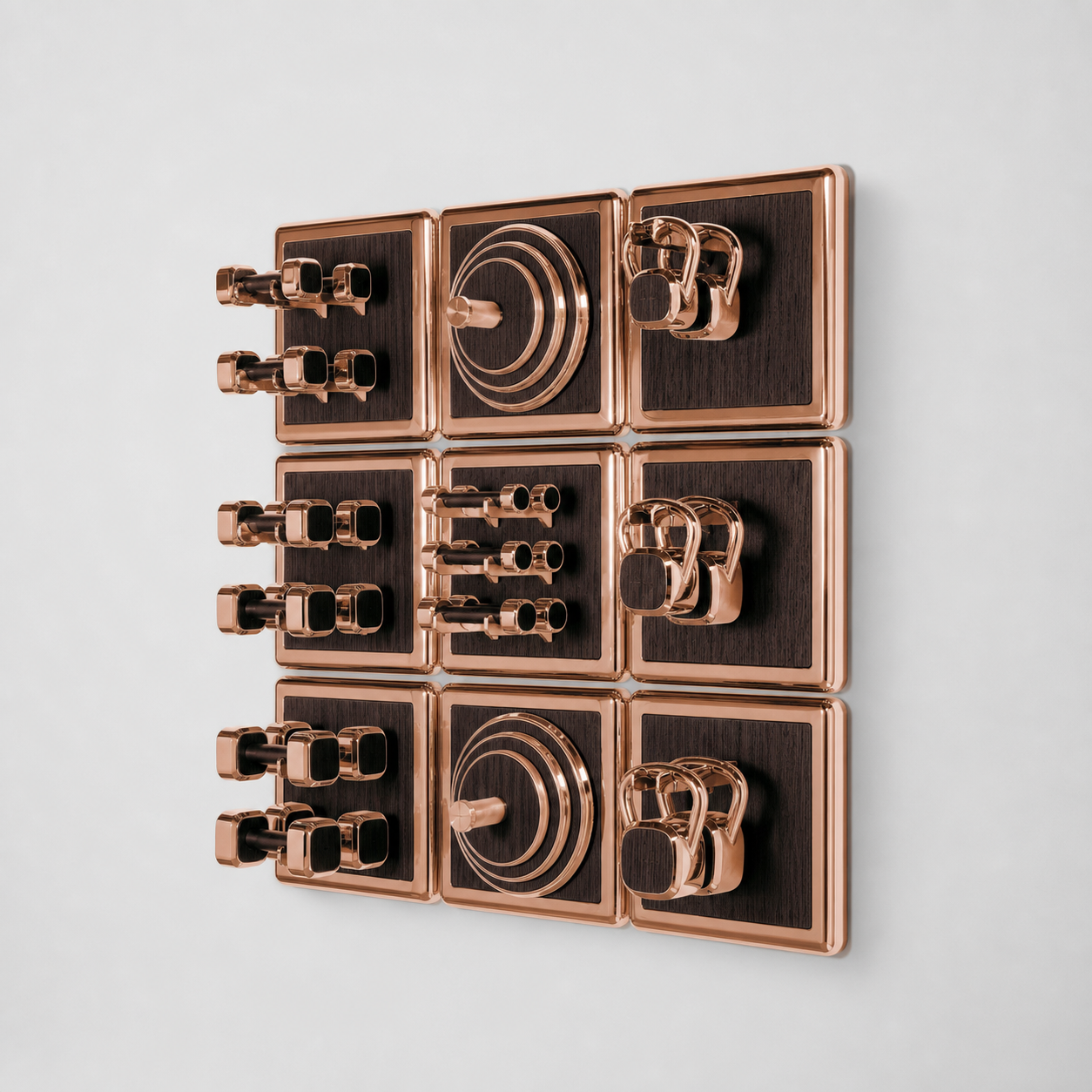 Storage Wall System by Alama Studio - Alpi Flamed Kakao fixed render