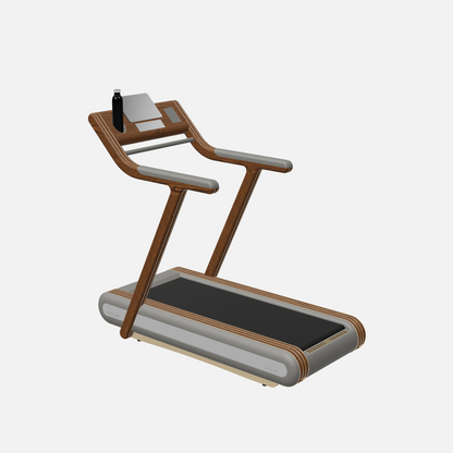 Alessia Motorized Treadmill — Gold, Walnut Ash, Grey