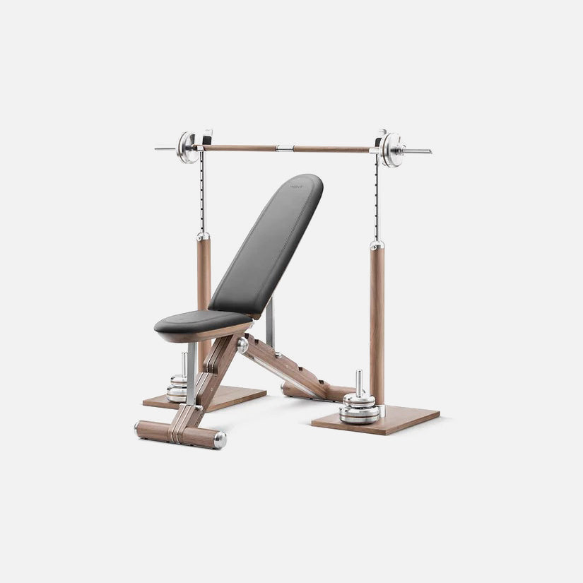Bystra Bench Press Rack Set w/ Weights