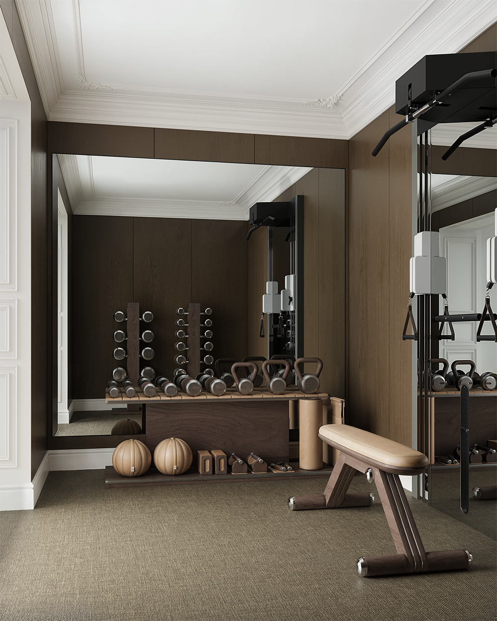Premium Luxury Home Gym Design | Sportova