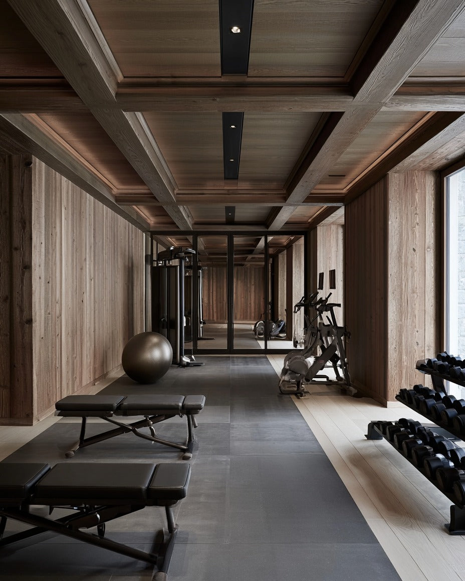 Swiss Alps Chalet Gym