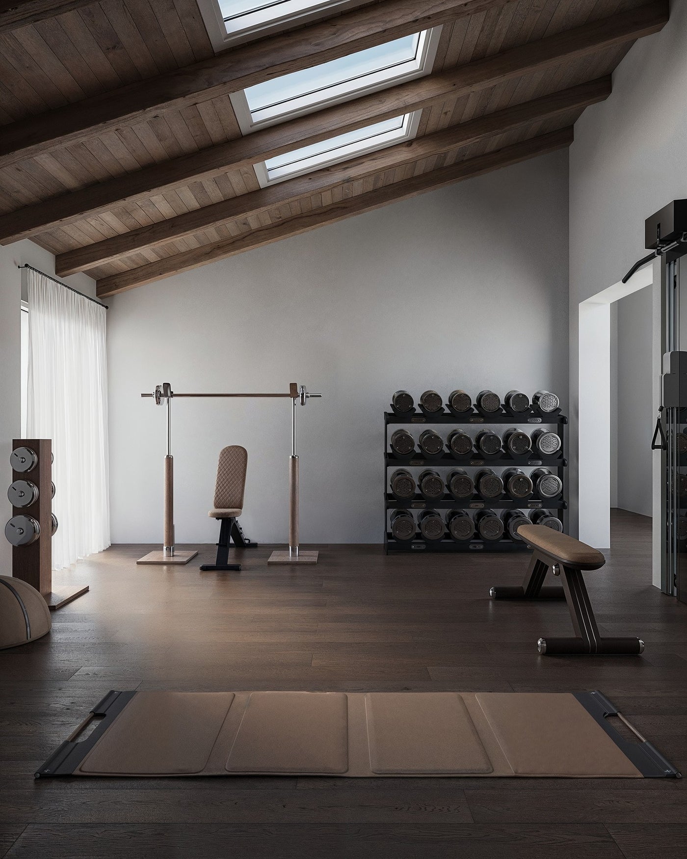Aspen Winter Chalet Gym