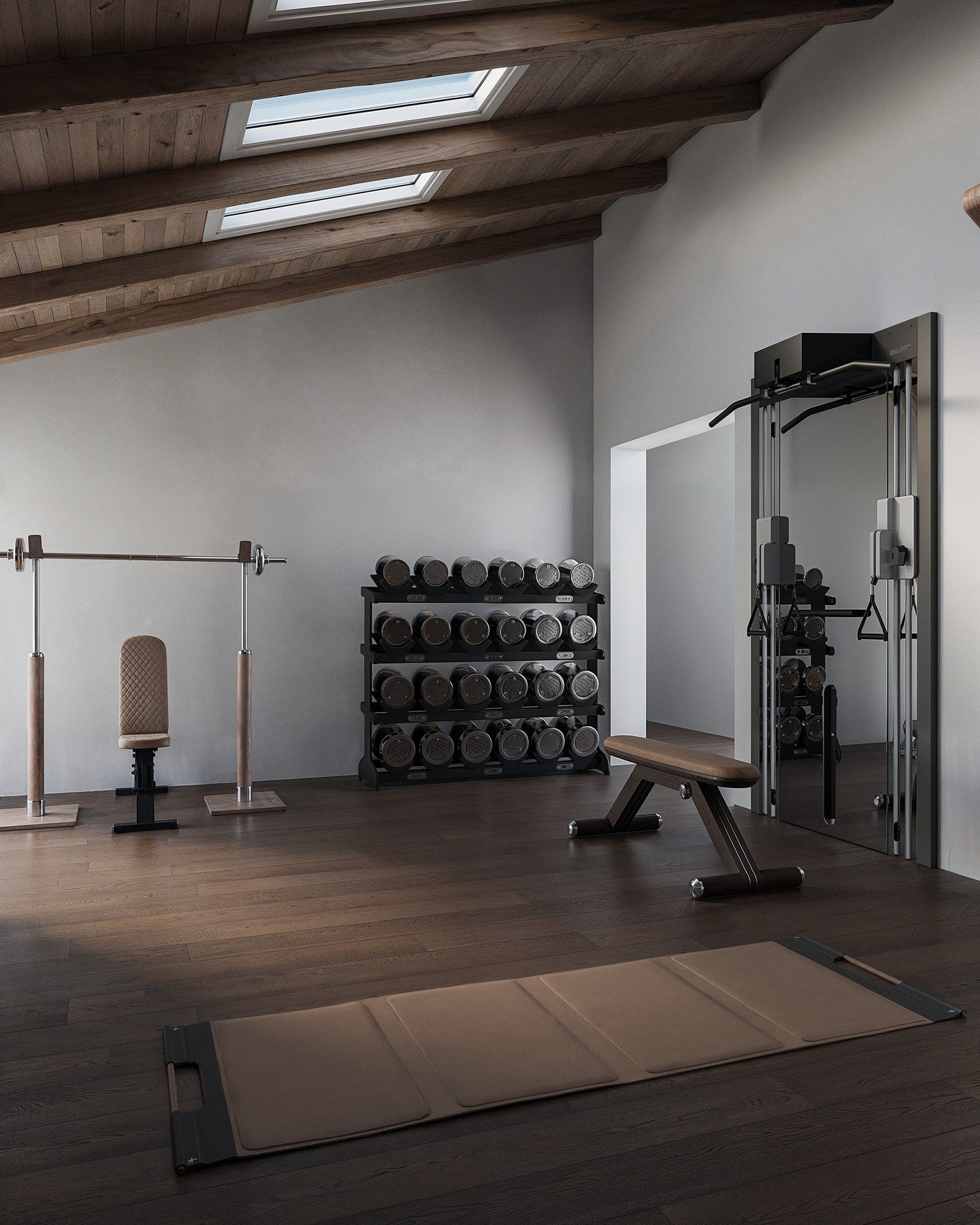 Aspen Winter Chalet Gym