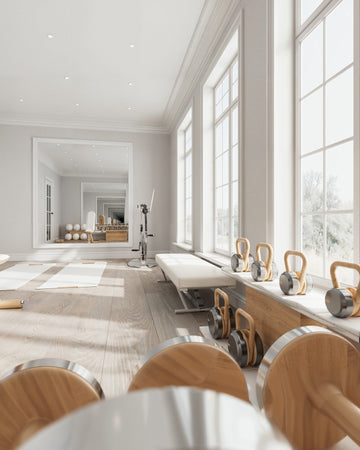 New Canaan White Natural Gym