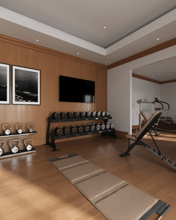 Rowayton Two Room Home Gym