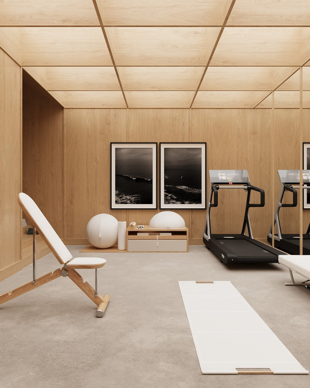 Wellesley Natural Ash Home Gym