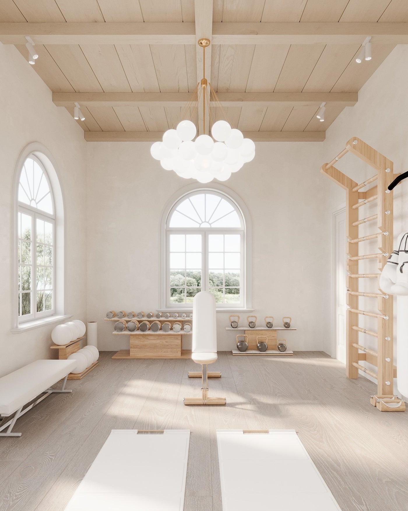 Hamilton Natural Ash Wellness Gym