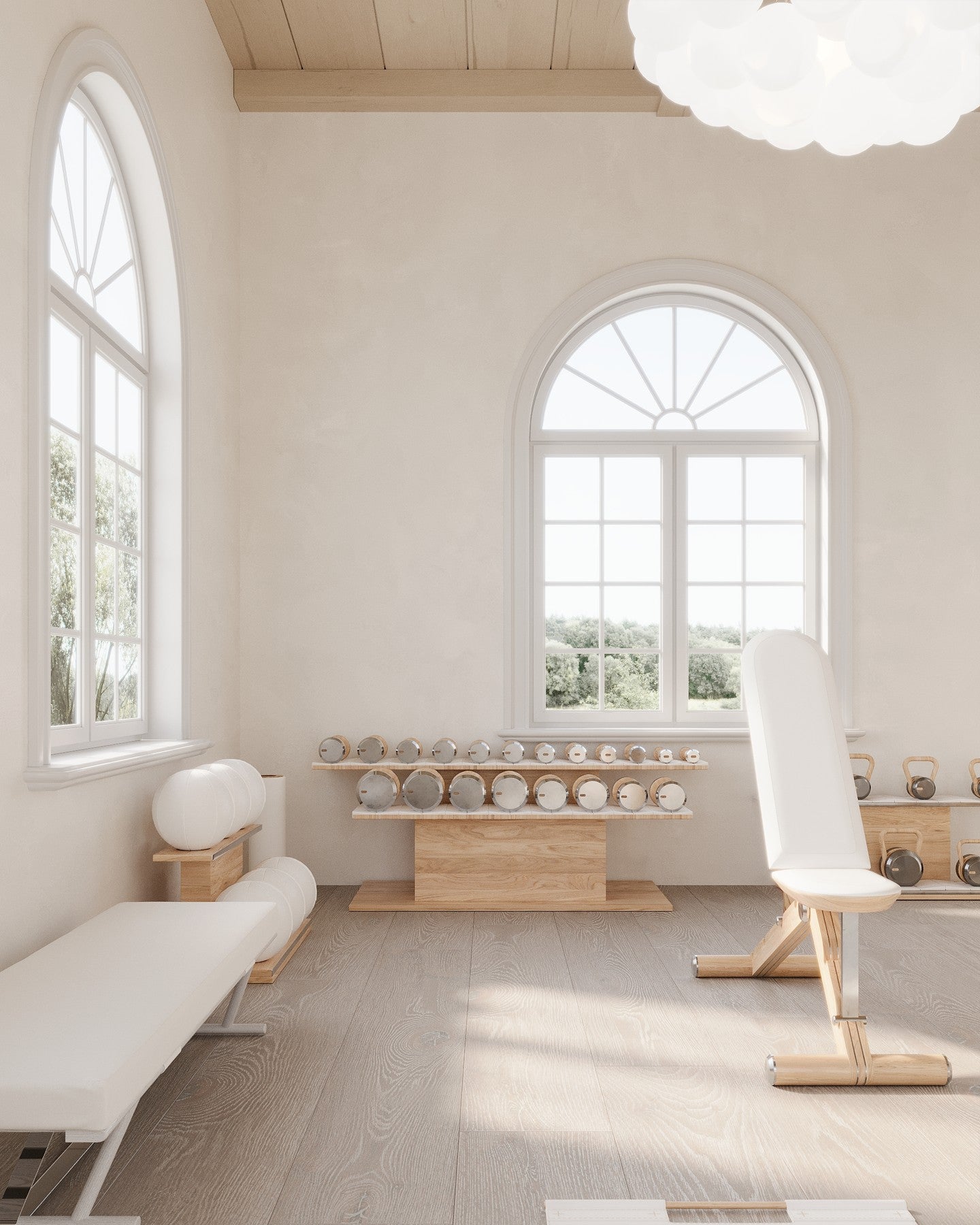 Hamilton Natural Ash Wellness Gym