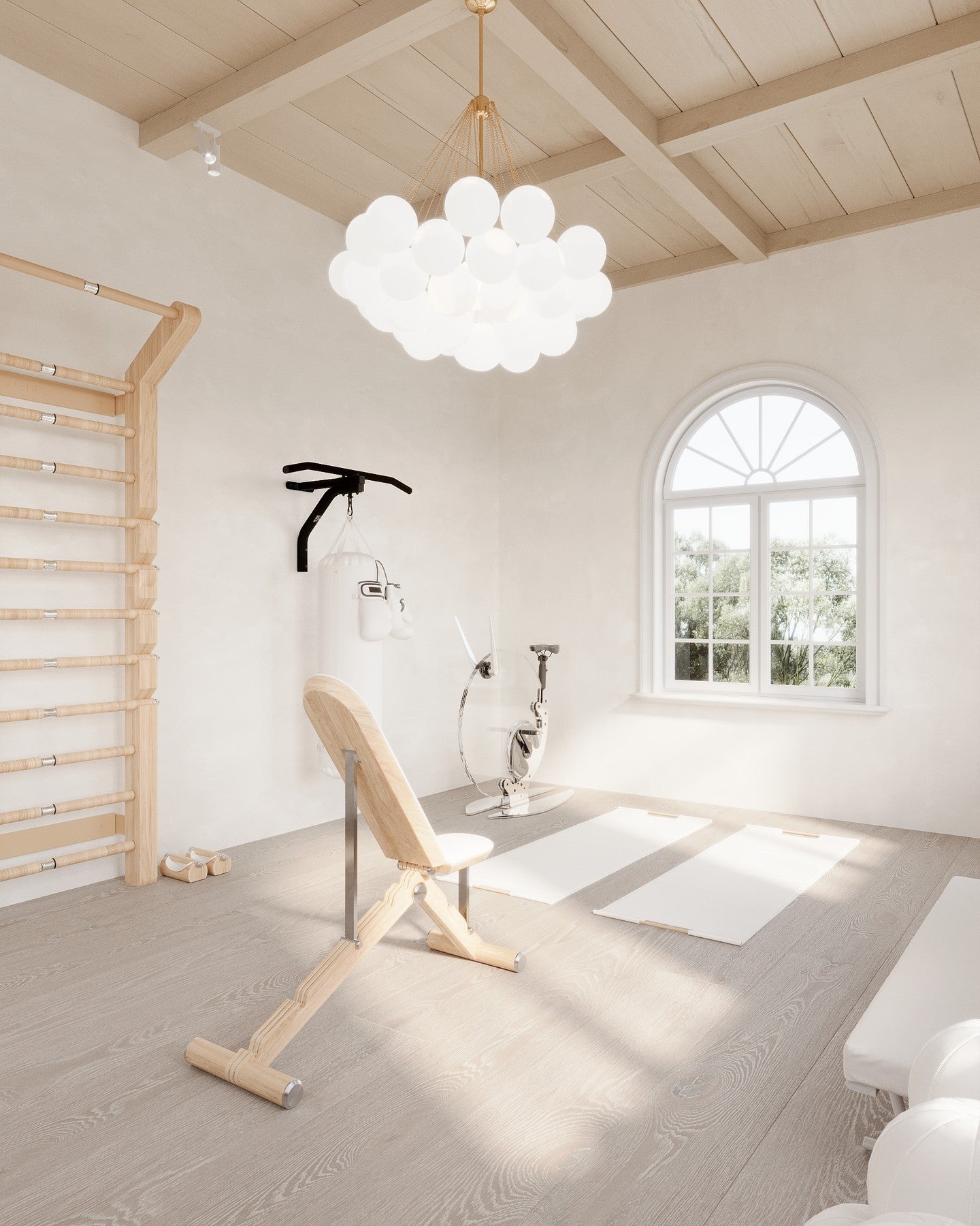 Hamilton Natural Ash Wellness Gym