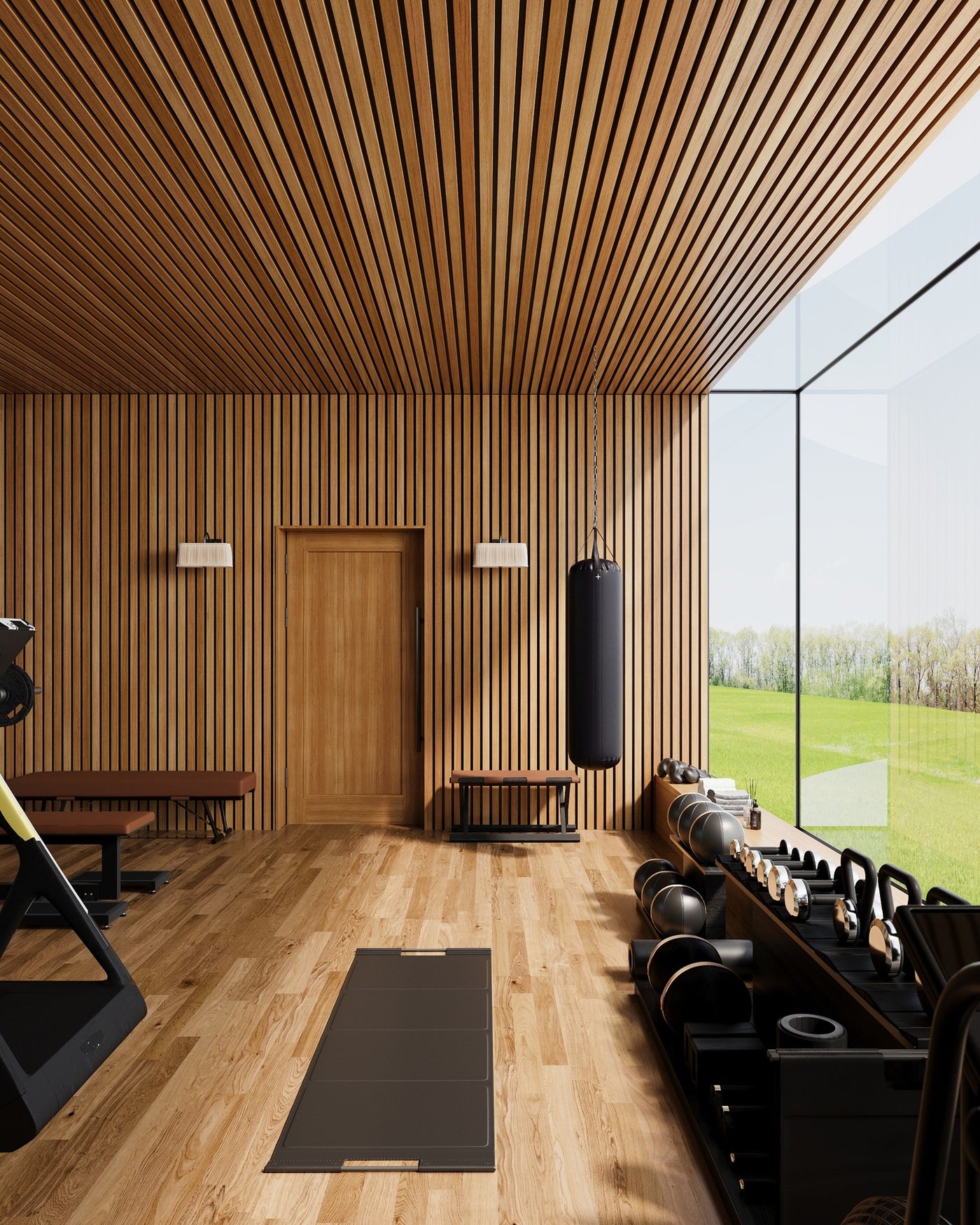 English Countryside Estate Gym