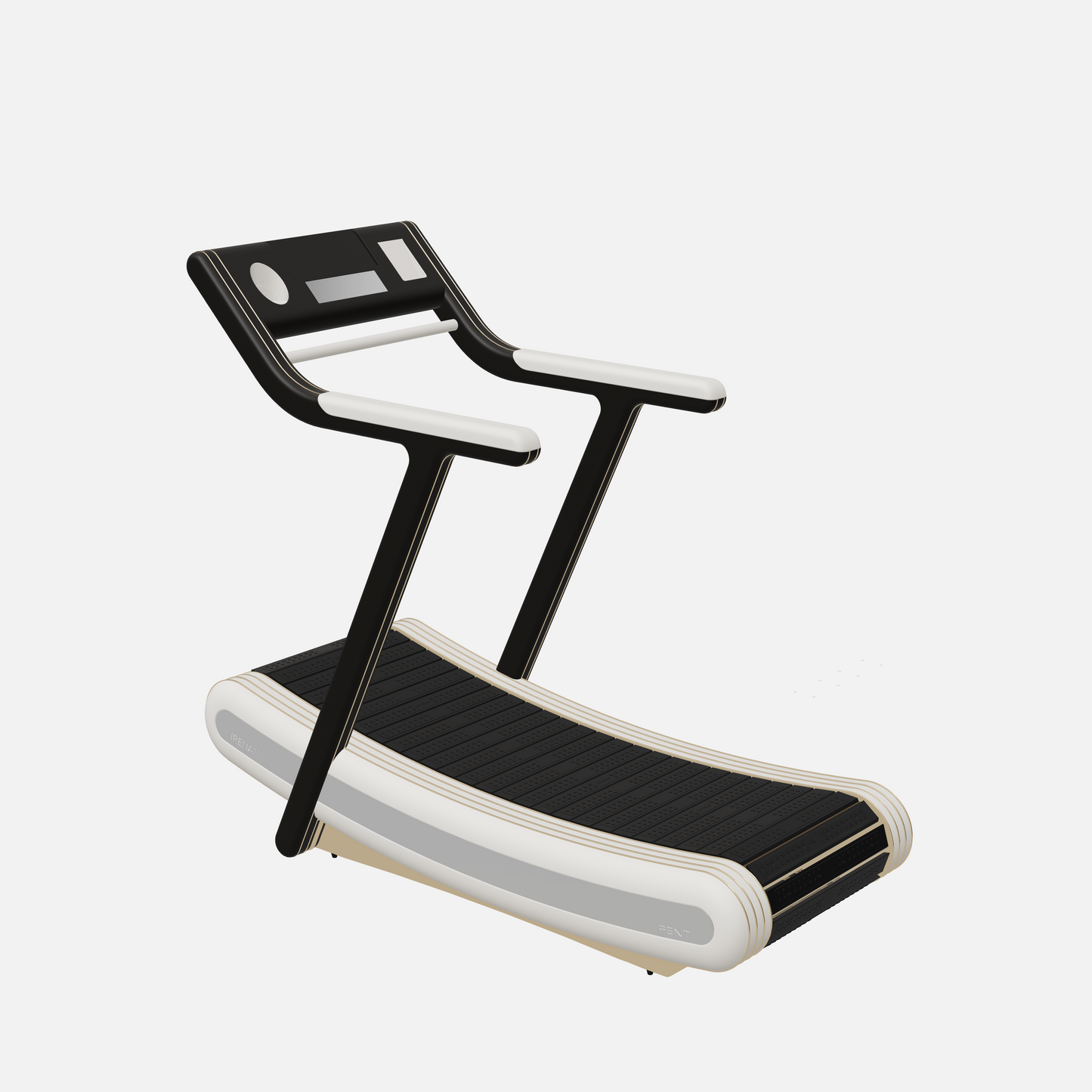 Irena Luxury Manual Treadmill — Gold, Black Ash, White