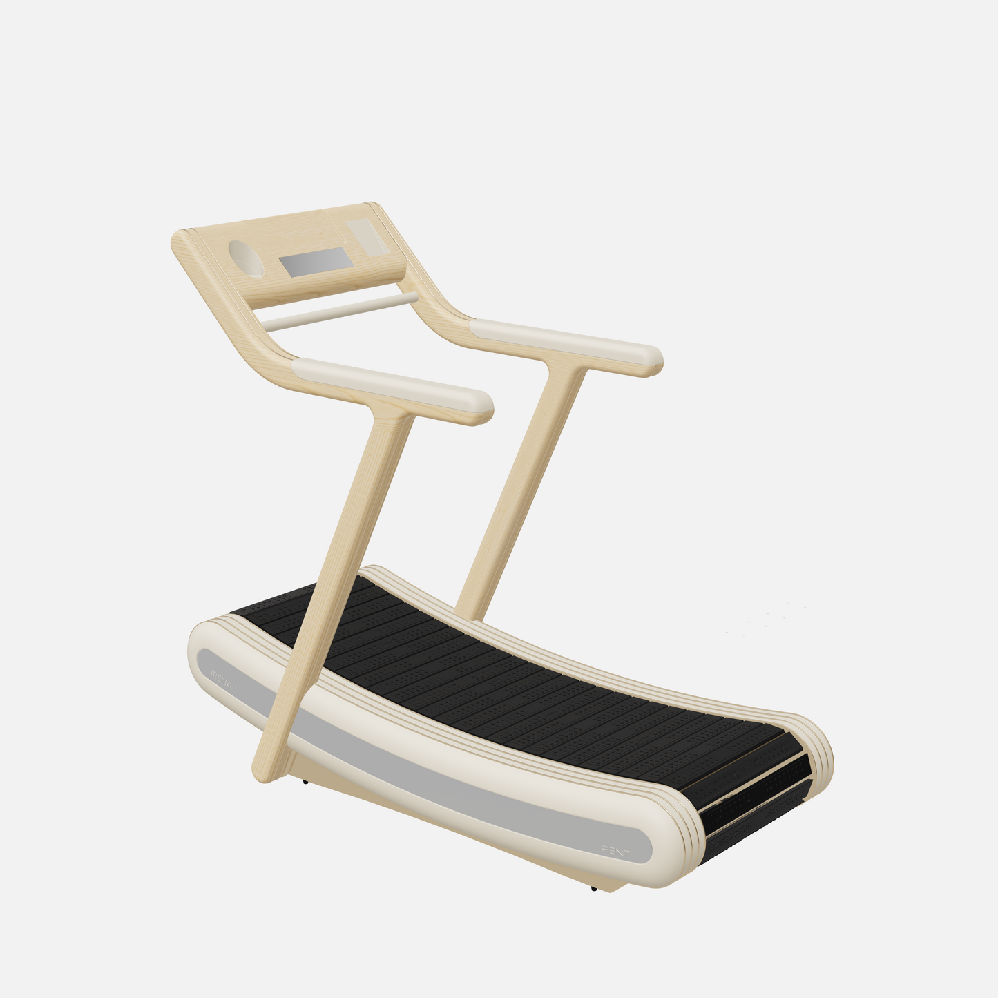Irena Luxury Manual Treadmill — Gold, Natural Ash, Beige