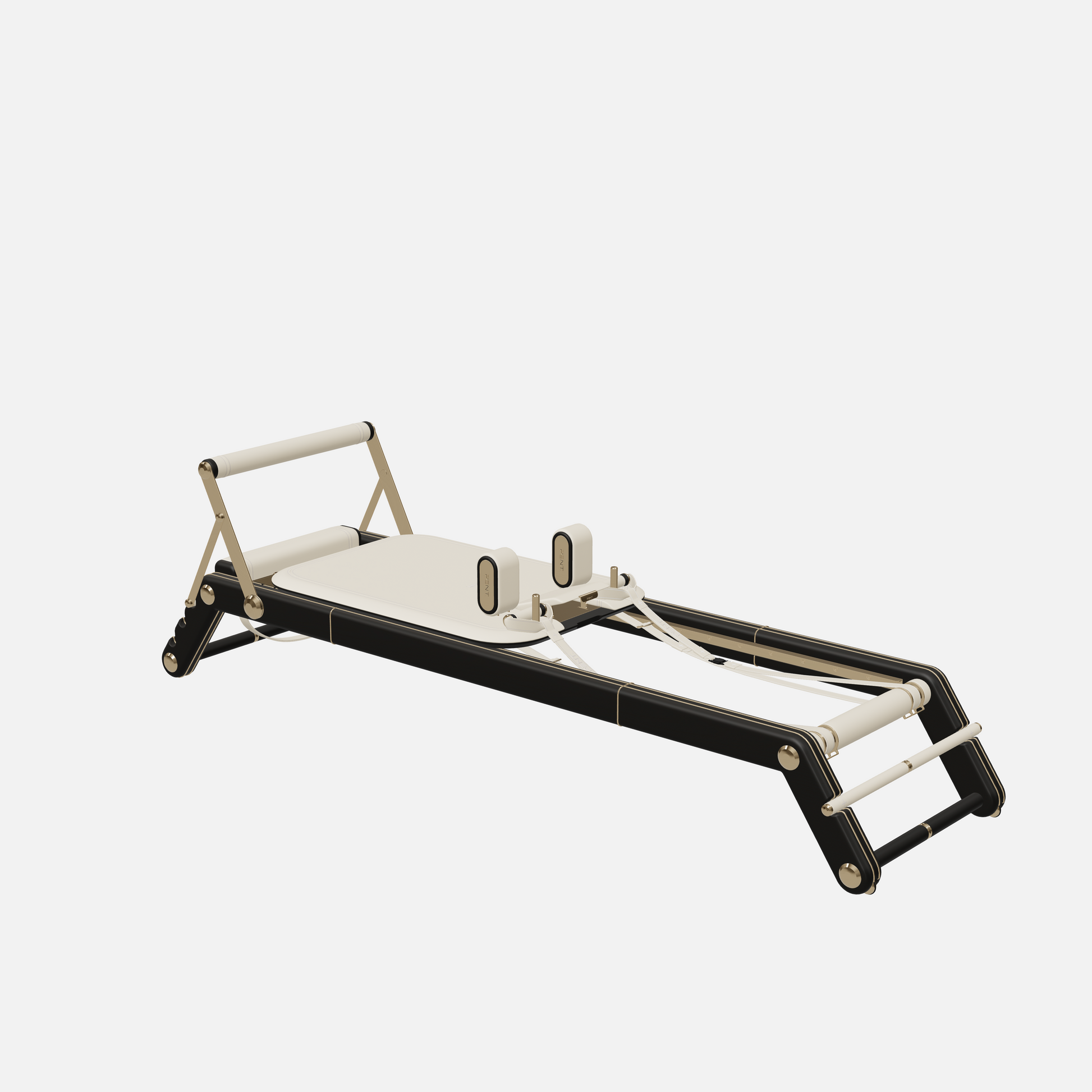 Joana Luxury Pilates Reformer — Gold, Black Ash, Beige