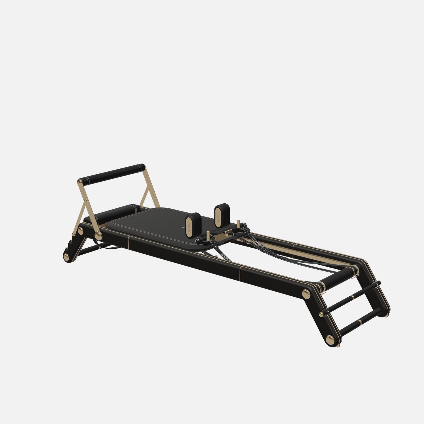 Joana Luxury Pilates Reformer — Gold, Black Ash, Black