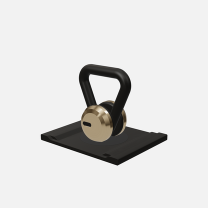Lova Individual Kettlebell — Gold, Black Ash, Black