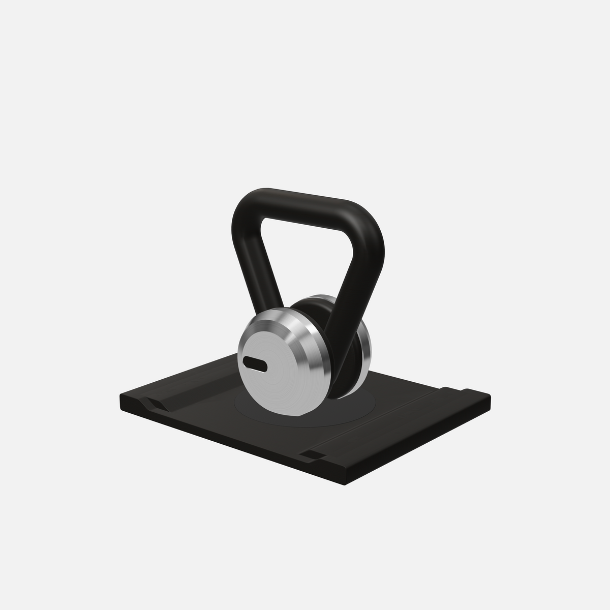 Lova Individual Kettlebell — Stainless Steel, Black Ash, Black