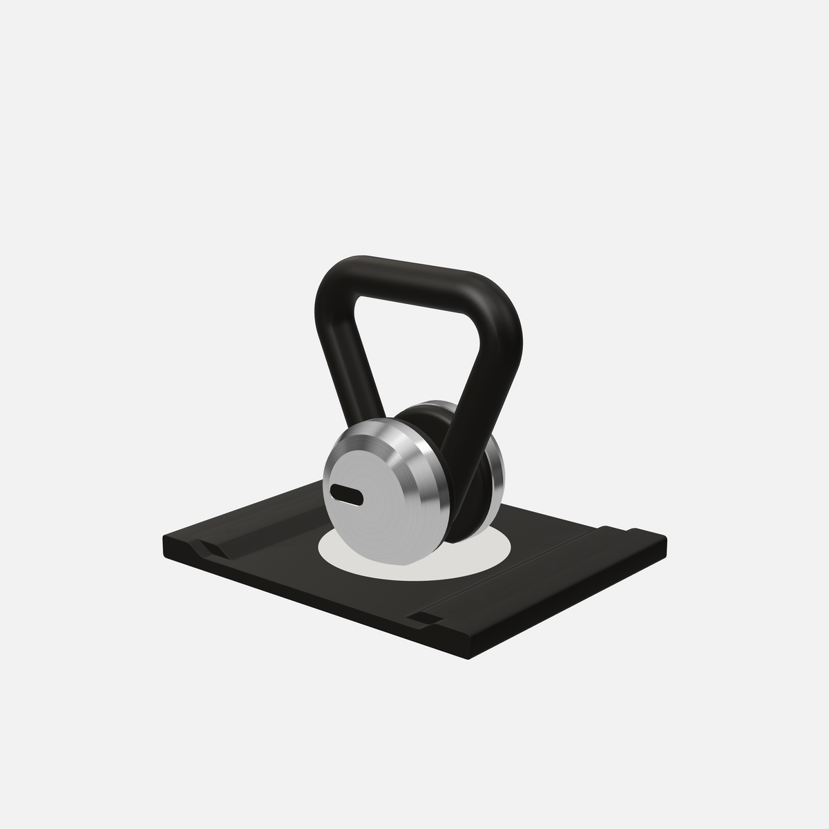 Lova Individual Kettlebell — Stainless Steel, Black Ash, White