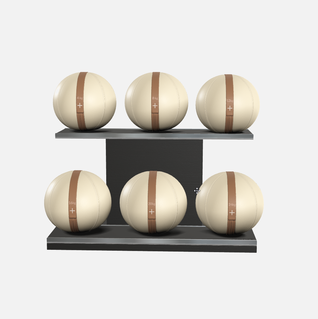Moxa Leather Medicine Ball Set, Full