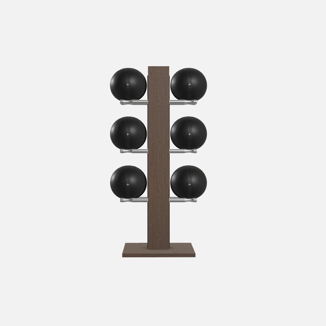 Moxa Vertical Leather Medicine Ball Set, Full