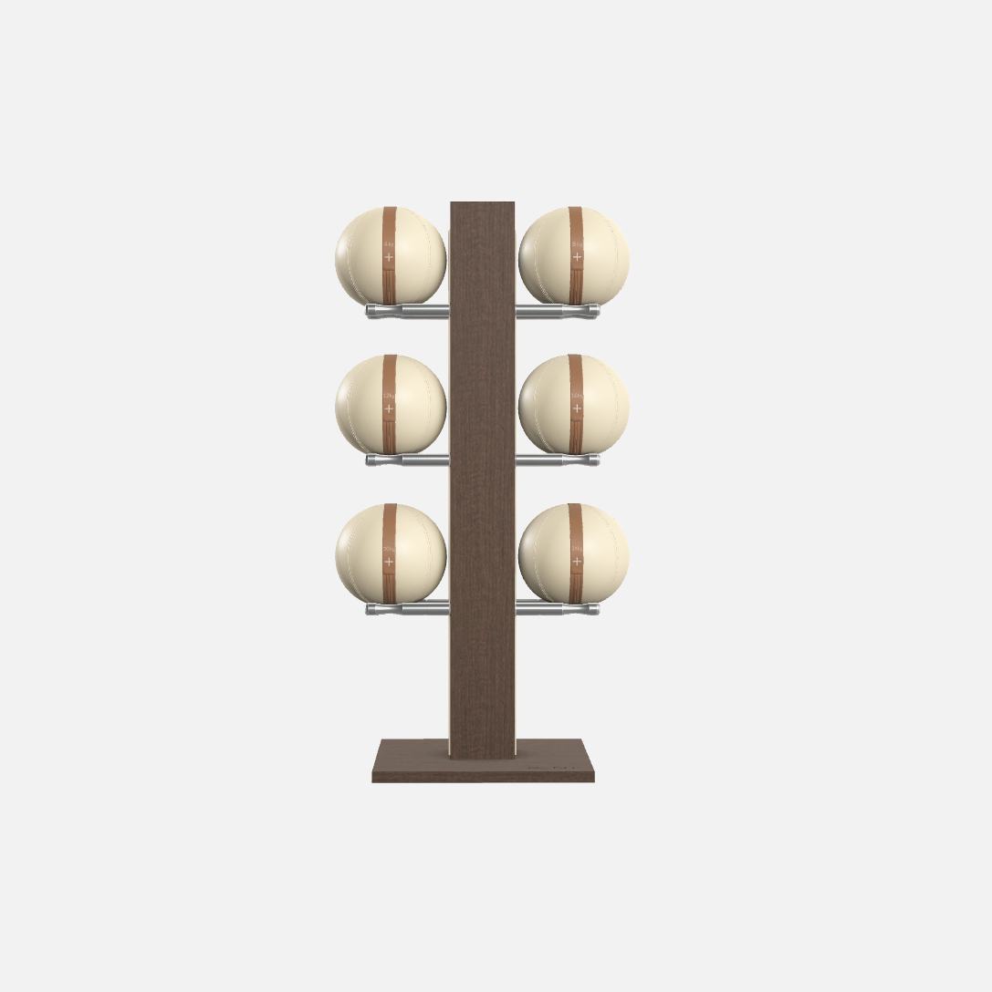 Moxa Vertical Leather Medicine Ball Set, Full