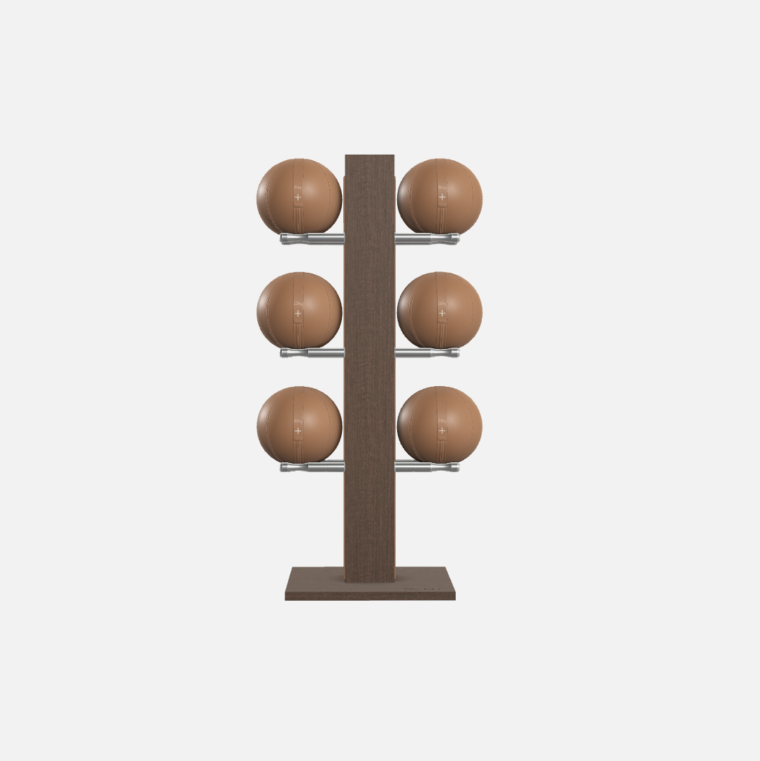 Moxa Vertical Leather Medicine Ball Set, Full