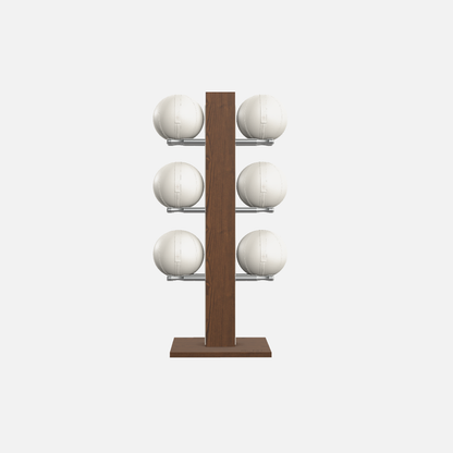 Moxa Vertical Leather Medicine Ball Set, Full lifestyle image