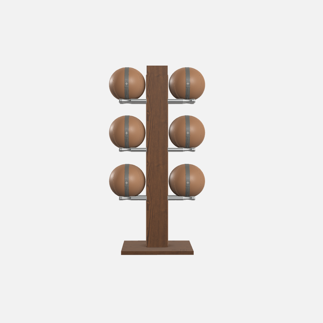Moxa Vertical Leather Medicine Ball Set, Full