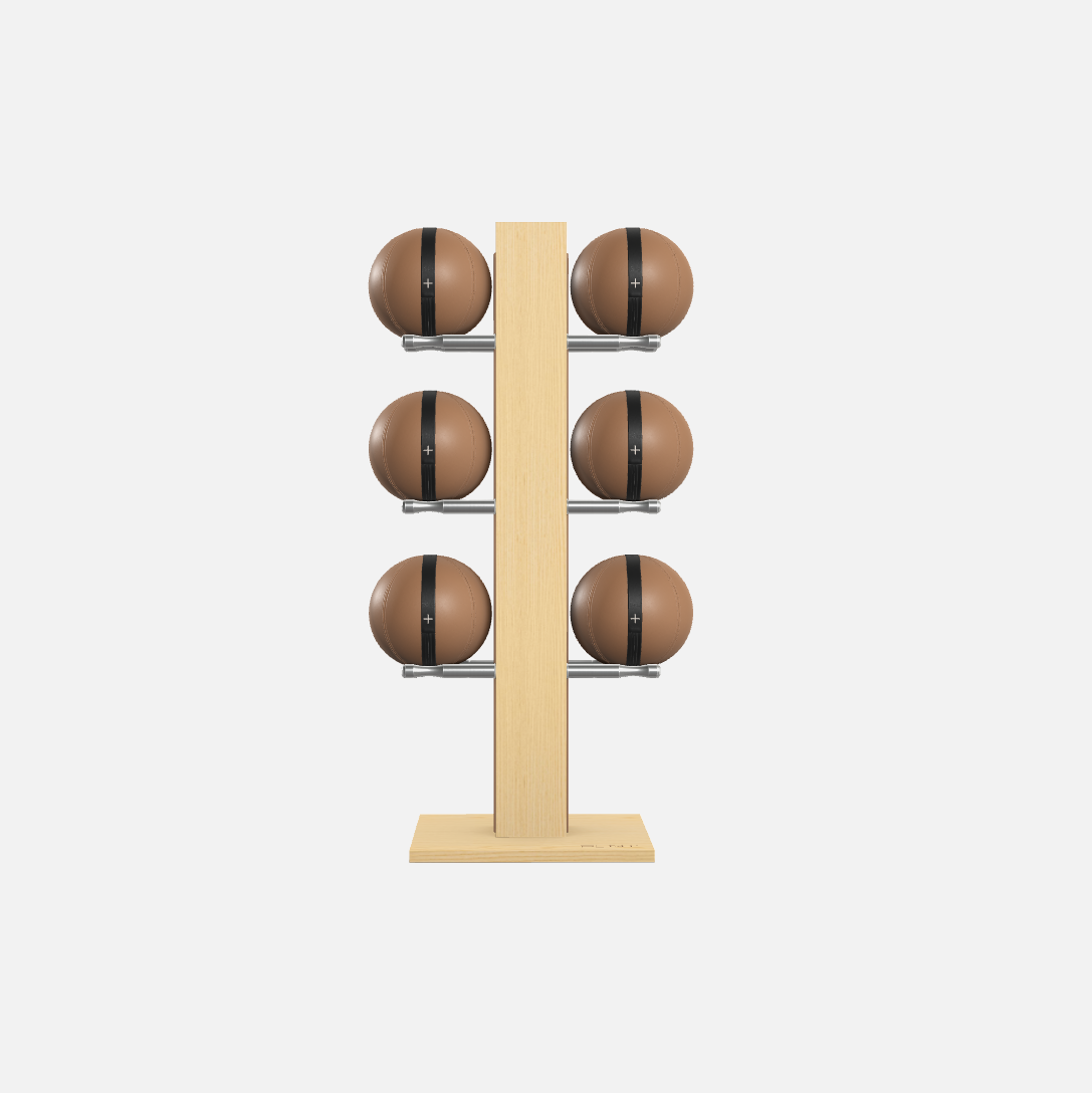 Moxa Vertical Leather Medicine Ball Set, Full