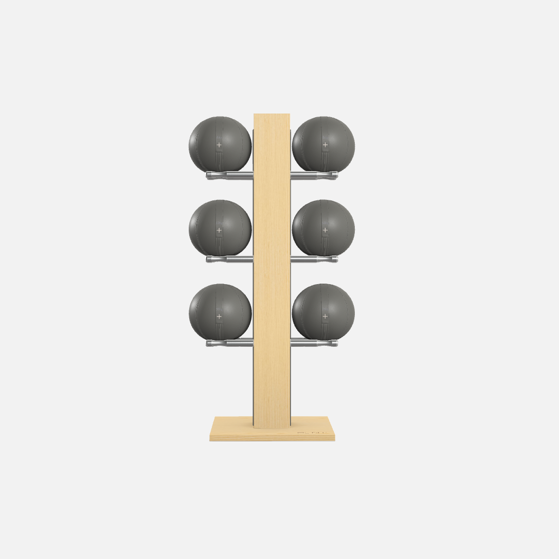 Moxa Vertical Leather Medicine Ball Set, Full