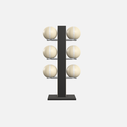 Moxa Vertical Leather Medicine Ball Set, Full lifestyle image