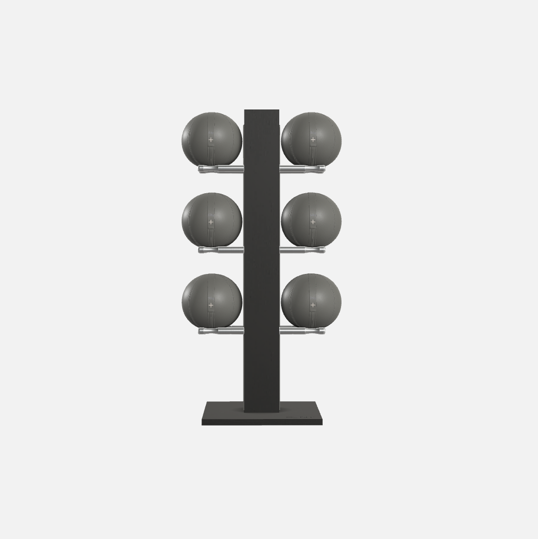 Moxa Vertical Leather Medicine Ball Set, Full