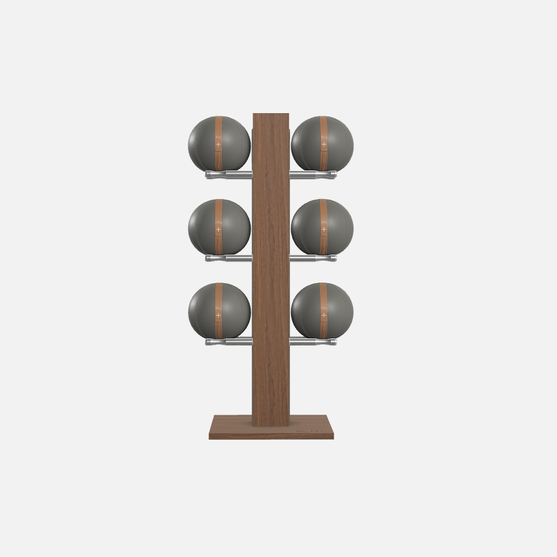 Moxa Vertical Leather Medicine Ball Set, Full