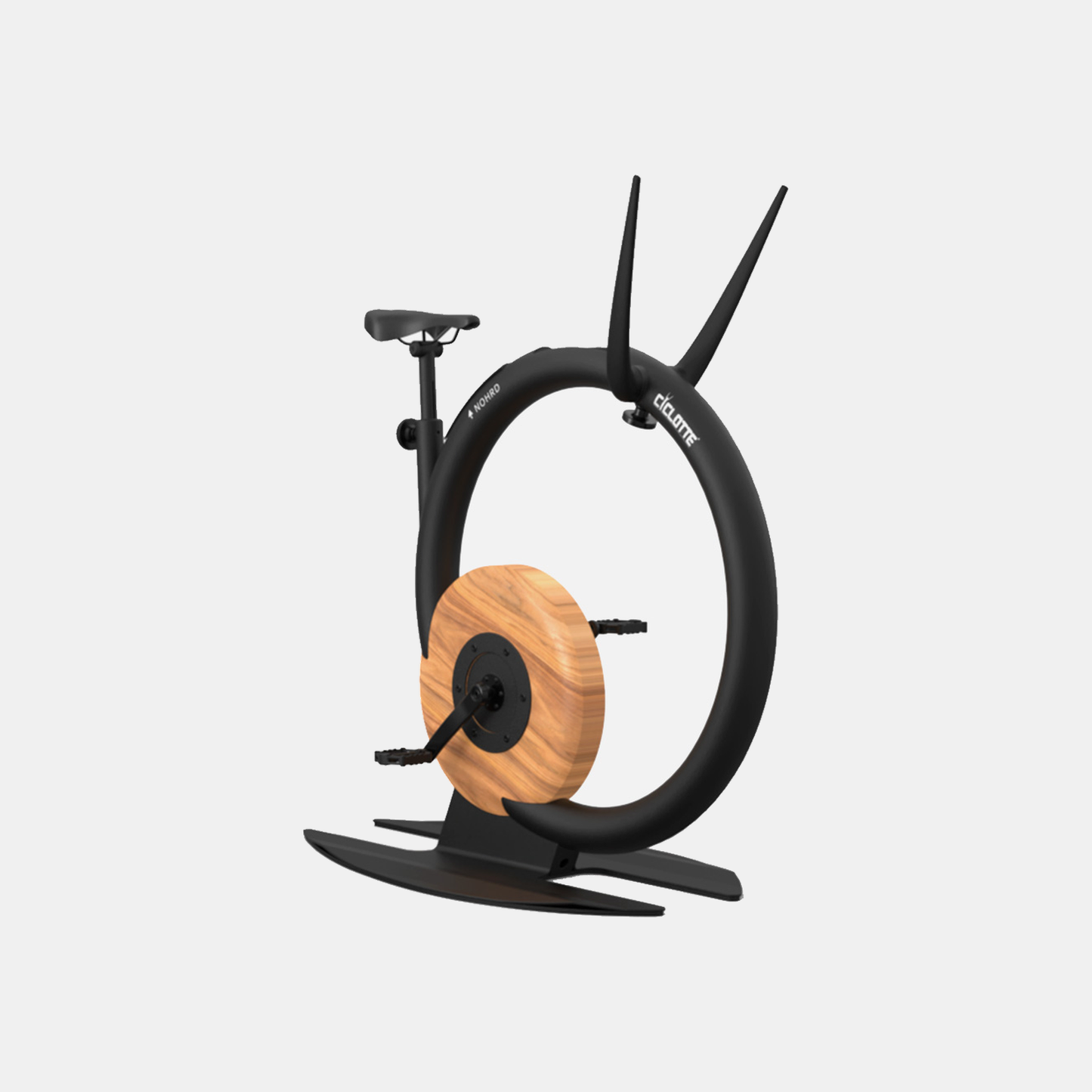 NOHrD Ciclotte Indoor Cycle - Oak zoomed grey