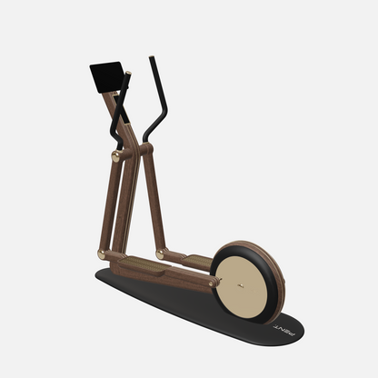 Orbita Magnetic Elliptical Machine — Gold, Dark Walnut, Black