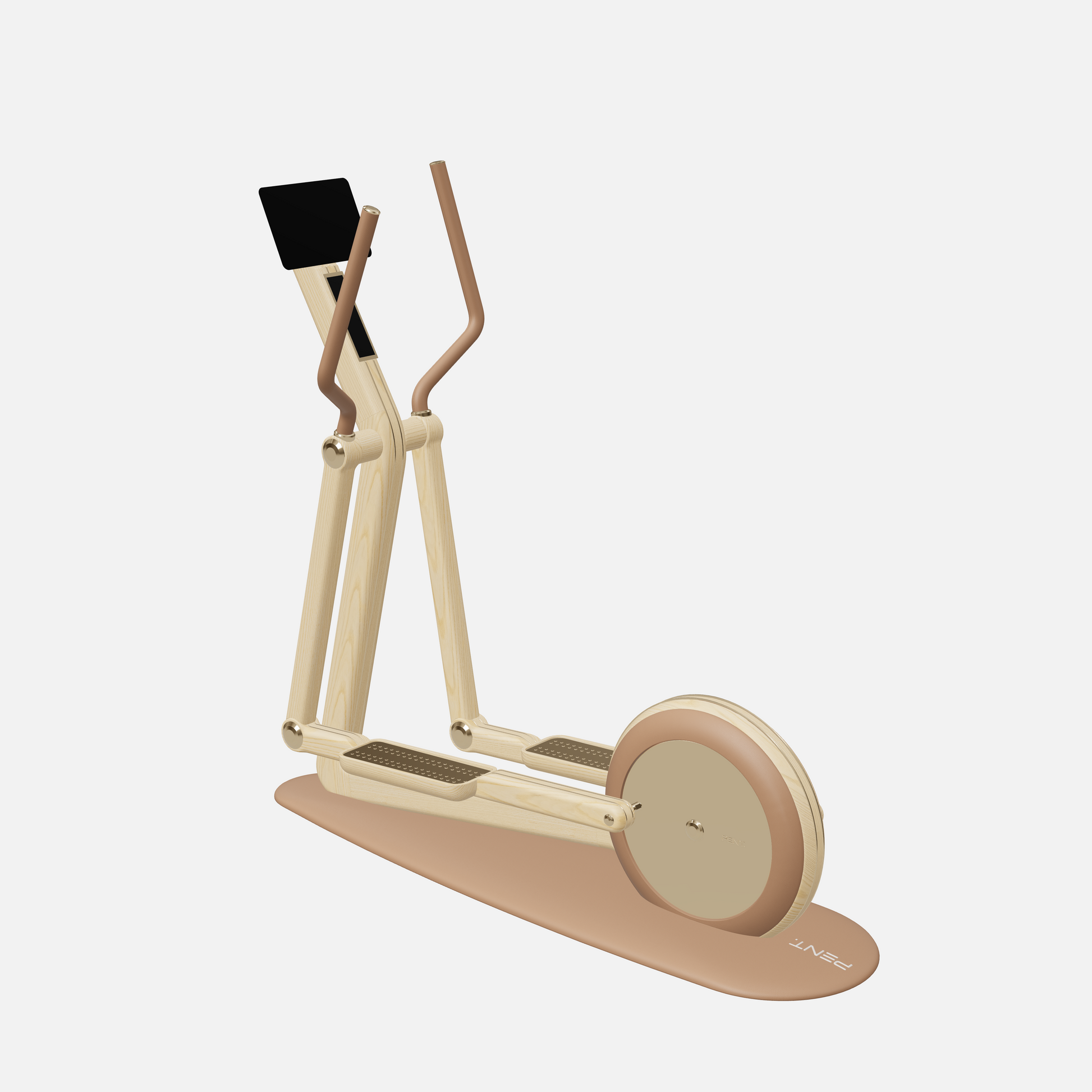 Orbita Magnetic Elliptical Machine — Gold, Natural Ash, Brown