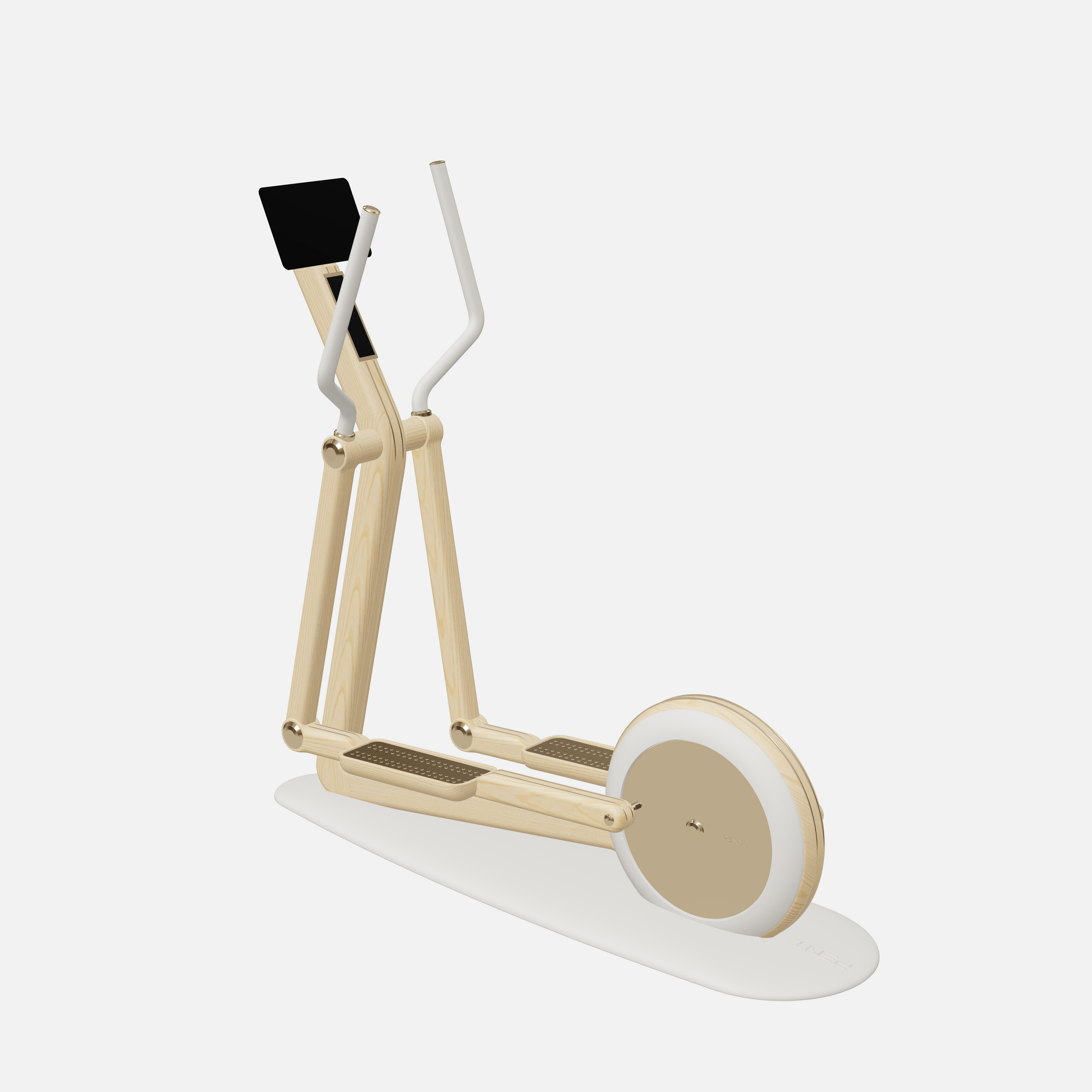 Orbita Magnetic Elliptical Machine — Gold, Natural Ash, White
