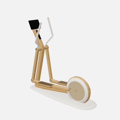 Orbita Magnetic Elliptical Machine — Gold, Natural Oak, White