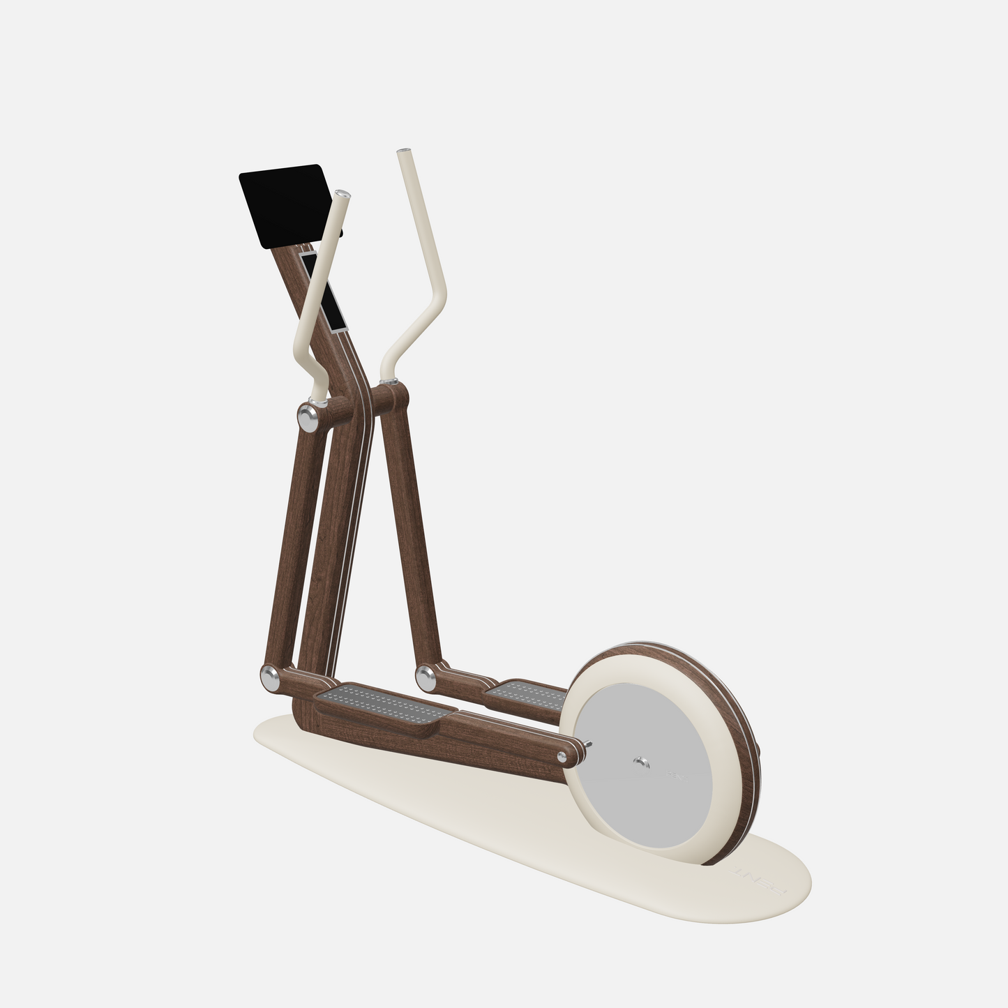 Orbita Magnetic Elliptical Machine — Stainless Steel, Dark Walnut, Beige
