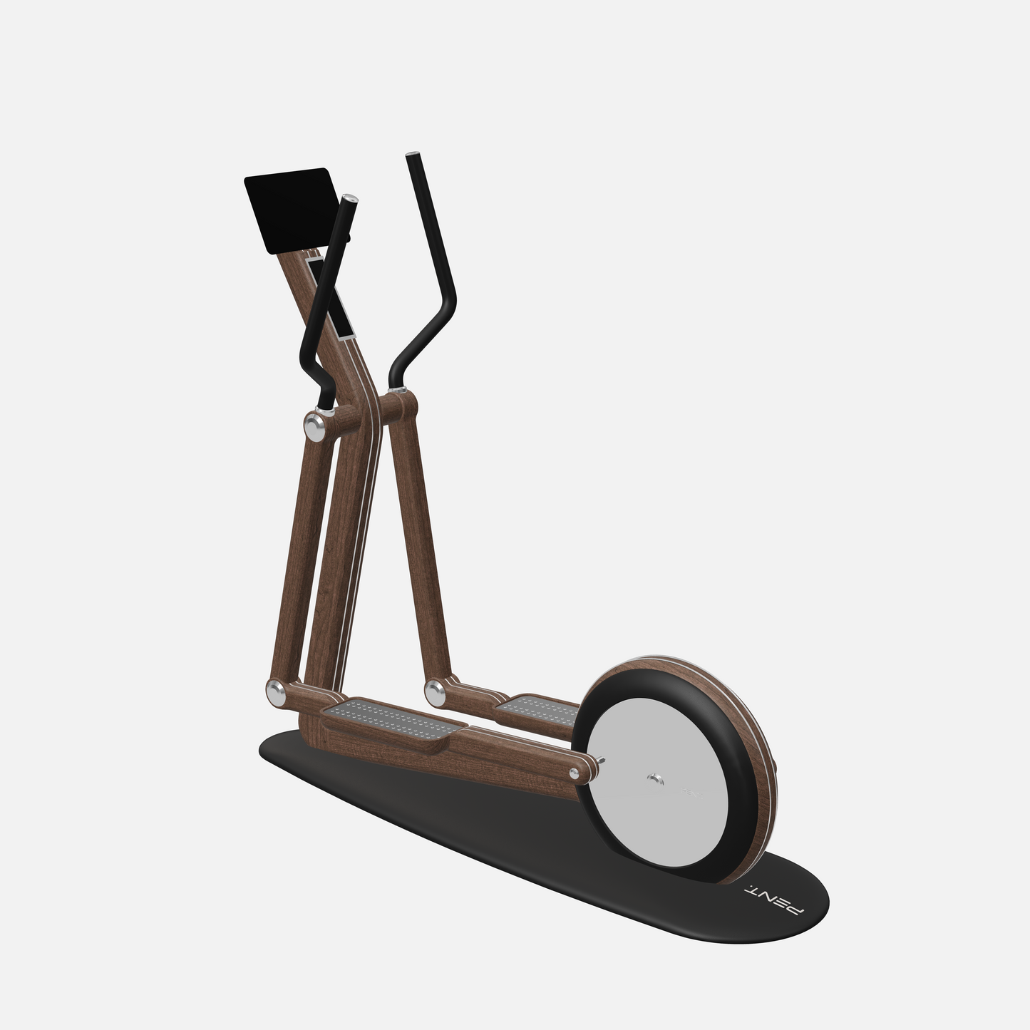 Orbita Magnetic Elliptical Machine — Stainless Steel, Dark Walnut, Black