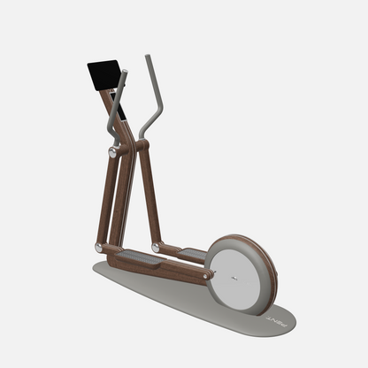 Orbita Magnetic Elliptical Machine — Stainless Steel, Dark Walnut, Grey