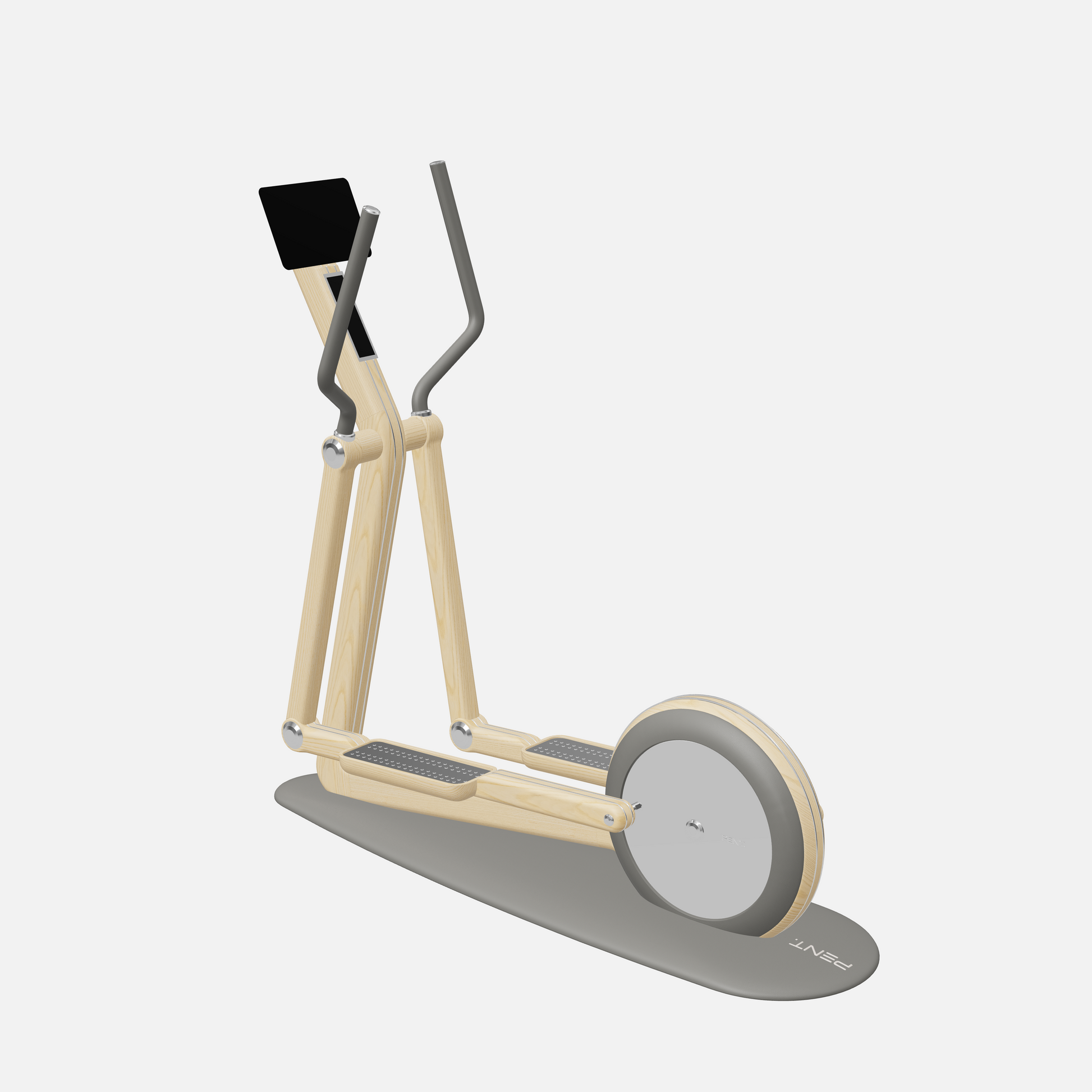 Orbita Magnetic Elliptical Machine — Stainless Steel, Natural Ash, Grey
