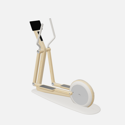 Orbita Magnetic Elliptical Machine — Stainless Steel, Natural Ash, White